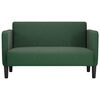 vidaXL Loveseat Pohovka tmavozelen&aacute; 109 cm man&scaron;estrov&aacute; l&aacute;tka