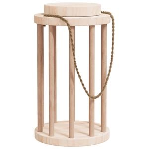 vidaXL Kŕmidlo na seno pre kr&aacute;liky &Oslash;15x25,5 cm jedľov&yacute; mas&iacute;v