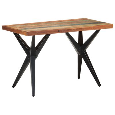 vidaXL Jedálenský stôl 120x60x76 cm recyklovaný masív
