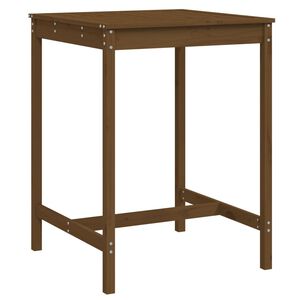 vidaXL Z&aacute;hradn&yacute; stol&iacute;k medovohned&yacute; 82,5x82,5x110 cm borovicov&yacute; mas&iacute;v