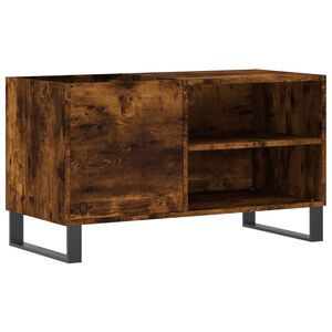 vidaXL Skrinka na platne dymov&yacute; dub 85x38x48 cm kompozitn&eacute; drevo