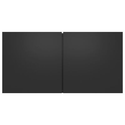 vidaXL Závesné TV skrinky 3 ks čierne 60x30x30 cm