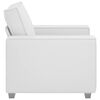 vidaXL Sofov&yacute; kreslo Biely 100 cm Umel&aacute; koža