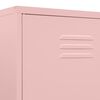 vidaXL Skriňa ružov&aacute; 90x50x180 cm oceľov&aacute;