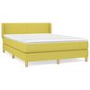 vidaXL Boxspring posteľ s matracom zelen&aacute; 140x190 cm l&aacute;tka