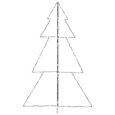 vidaXL Vianočný stromček, kužeľ, 240 LED, dovnútra aj von 118x180 cm