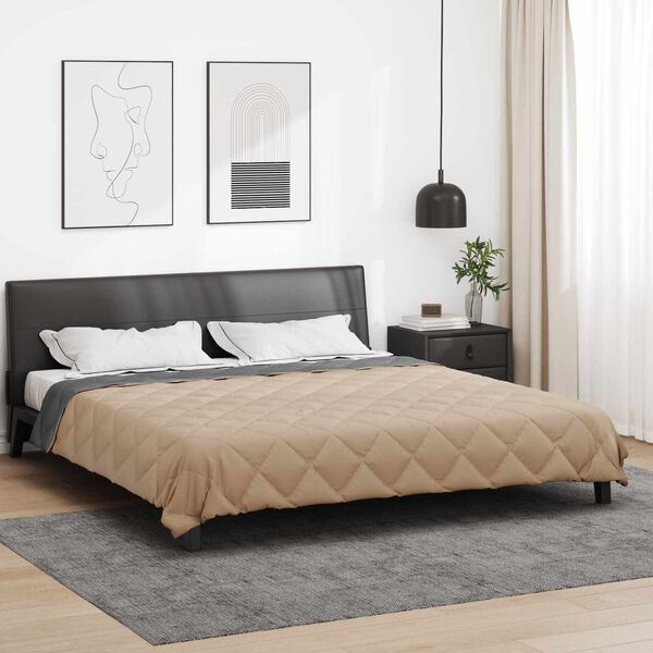 vidaXL Prikr&yacute;vka na cel&yacute; rok Antracitov&aacute; a taupe 240 x 200 cm