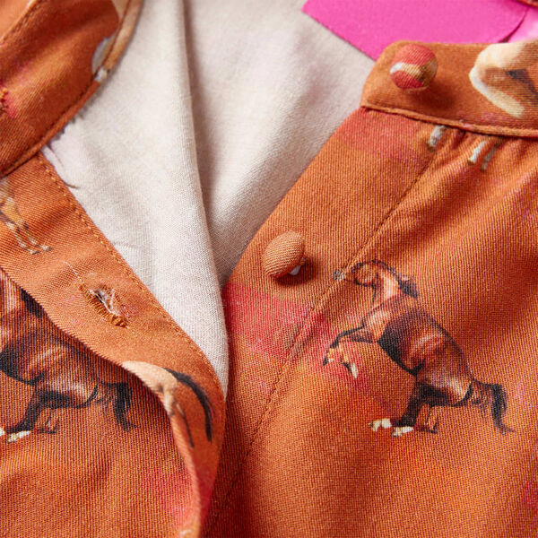 Detské šaty koňakové 92