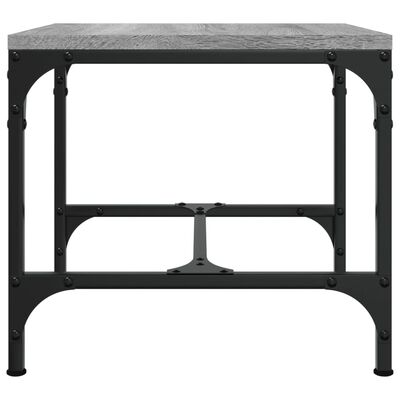 vidaXL Príručný stolík sivý dub sonoma 40x40x35 cm spracované drevo