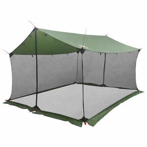 vidaXL Stanov&yacute; plachty s sieťov&yacute;mi stenami Zelen&aacute; 340 x 260 x 220 cm