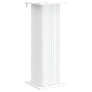 vidaXL Stojan na rastliny Biela 30,5 x 30 x 80,5 cm Kompozitn&eacute; drevo