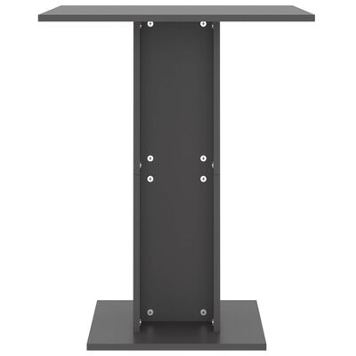vidaXL Bistro stolík, sivý 60x60x75 cm, kompozitné drevo