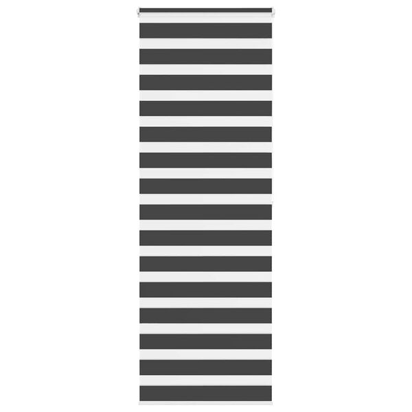 vidaXL Zebra roleta čierna 90x200 cm &scaron;&iacute;rka l&aacute;tky 85,9 cm polyester