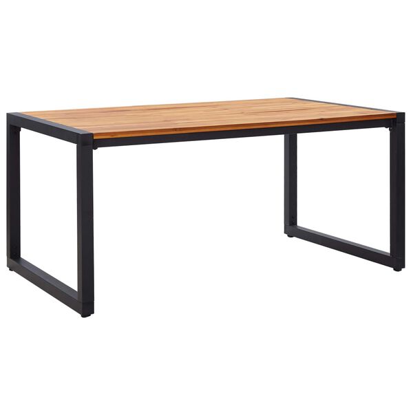 vidaXL 5-dielna z&aacute;hradn&aacute; jed&aacute;lensk&aacute; s&uacute;prava čierna