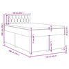 vidaXL Boxspring posteľ s matracom tmavosiv&yacute; 120x200 cm l&aacute;tka