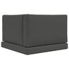 vidaXL Vank&uacute;&scaron; na vonkaj&scaron;iu pohovku 3 pcs Antracit Polyester