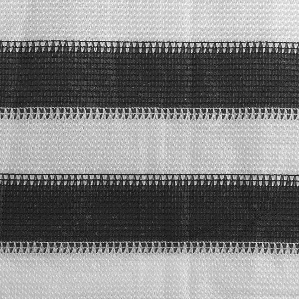 vidaXL Tieniaca plachta na balkón z HDPE, 90x600 cm, antracitová a biela