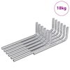 vidaXL &Scaron;esťhrann&yacute; kľ&uacute;č 4675 pcs Strieborn&aacute; 32 x 86 mm Oceľ