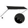 vidaXL Zaťahovacia mark&iacute;za s LED 350x150 cm antracitov&aacute;