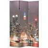 vidaXL Skladac&iacute; parav&aacute;n 120x170 cm, potlač nočn&eacute;ho New Yorku