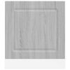 vidaXL Panel um&yacute;vačky riadu Kalmar siv&eacute; sonoma kompozitn&eacute; drevo