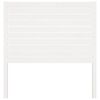 vidaXL Čelo postele biele 96x4x100 cm masívna borovica