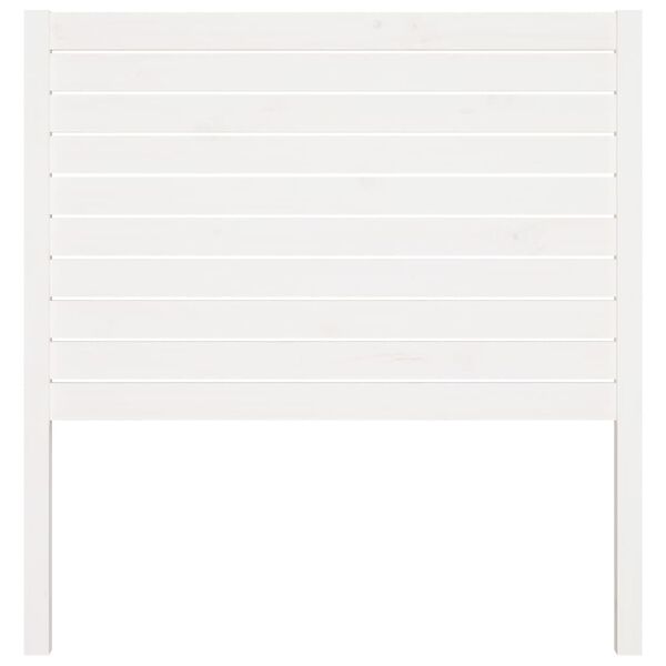 vidaXL Čelo postele biele 96x4x100 cm masívna borovica