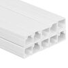 vidaXL Káblový rozvod 15x10 mm 10 m PVC
