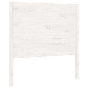 vidaXL Čelo postele biele 106x4x100 cm mas&iacute;vna borovica