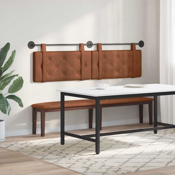 vidaXL Z&aacute;vesn&aacute; Čel&aacute; N&aacute;stenn&yacute; Hned&aacute; 190 x 55 x 5 cm Antik PU