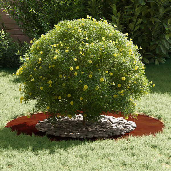 vidaXL vhodn&yacute; pre ploch&eacute; stromov&eacute; kr&uacute;žky 5 pcs Hned&aacute; &Oslash;50 / 80 cm