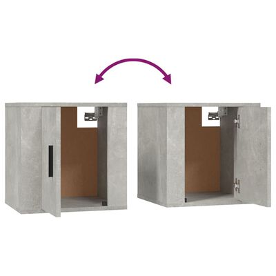 vidaXL 6-dielna súprava TV skriniek betónovo-sivá spracované drevo