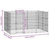 vidaXL Vonkajšia voliéra pre psy oceľová 7,26 m²