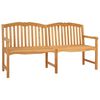 vidaXL Ručne vyrez&aacute;van&aacute; ružov&aacute; lavička 180,5 x 60 x 96 cm Pr&iacute;rodn&aacute;