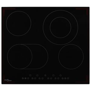 vidaXL Keramick&aacute; varn&aacute; doska so 4 platničkami dotykov&eacute; ovl&aacute;danie 6600W