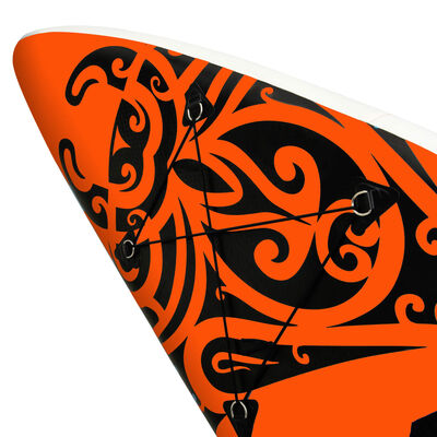 vidaXL Nafukovací Stand Up Paddleboard 320x76x15 cm oranžový