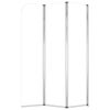 vidaXL Sprchov&eacute; z&aacute;steny 2 ks 104x130 cm tvrden&eacute; sklo priehľadn&aacute;