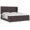 vidaXL Boxspring posteľ s matracom tmavo&scaron;ed&aacute; 90x190 cm Tmavo hned&aacute;