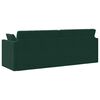 vidaXL Podlahov&aacute; pohovka na spanie 200cm Tmavozelen&aacute; Zamat