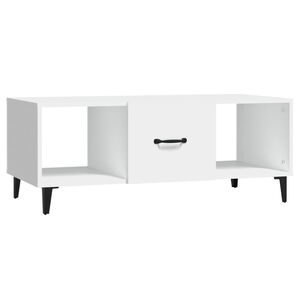 vidaXL Konferenčn&yacute; stol&iacute;k biely 102x50x40 cm spracovan&eacute; drevo