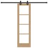 vidaXL Posuvné dvere Prírodná 61 x 198,5 cm