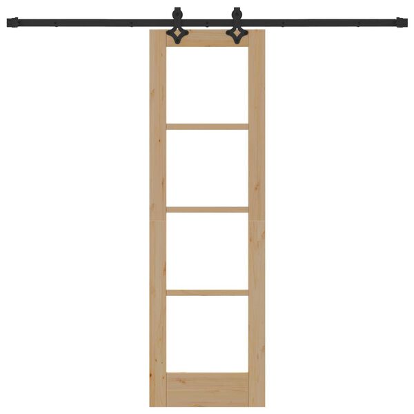 vidaXL Posuvné dvere Prírodná 61 x 198,5 cm