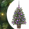 vidaXL Umel&yacute; vianočn&yacute; stromček s 150 LED-i Zelen&aacute; 75 cm PE a PVC