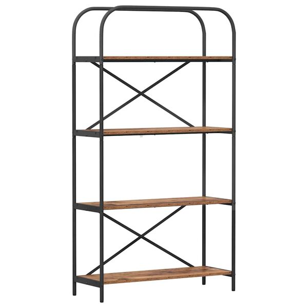 vidaXL Reg&aacute;l na knihy Star&eacute; drevo 80 x 30 x 146 cm Kompozitn&eacute; drevo