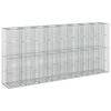 vidaXL Gabi&oacute;nov&aacute; vyv&yacute;&scaron;en&aacute; posteľ 4 pcs Strieborn&aacute; 330 x 50 x 150 cm