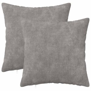 vidaXL Poťah na podložku 2 pcs HEERLEN Svetlosiv&aacute; 30 x 30 cm