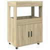 vidaXL Barov&yacute; voz&iacute;k dub sonoma 60x39,5x89 cm kompozitn&eacute; drevo