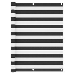 vidaXL Balk&oacute;nov&aacute; mark&iacute;za, antracit a biela 120x400 cm, oxfordsk&aacute; l&aacute;tka