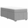 vidaXL Boxspring posteľ s matracom bledosiv&yacute; 100x200 cm l&aacute;tka