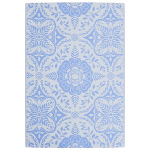 vidaXL Vonkaj&scaron;&iacute; koberec ARAKIL detsk&yacute; modr&yacute; 140x200 cm PP